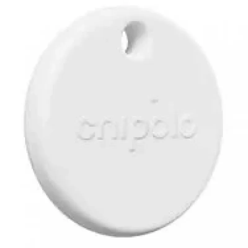 Chipolo POP univerzálny lokátor biely - Bluetooth tracker pre Apple Find My & Android, IP55