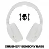 Skullcandy Crusher Evo bezdrôtové over-ear slúchadlá so Sensory Bass, Bluetooth 5.0, 40-hodinová batéria, biela