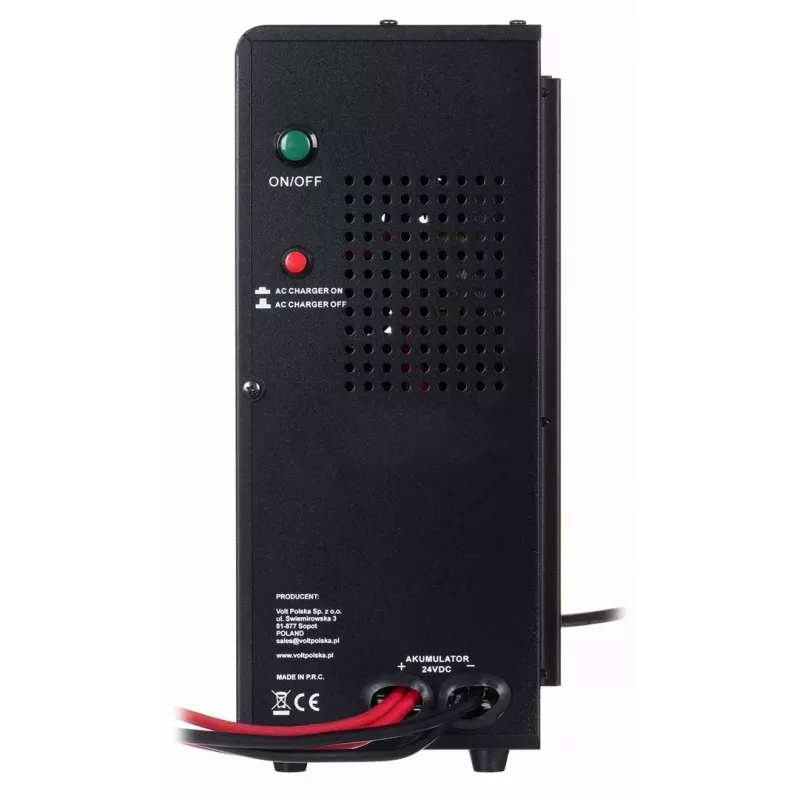 VOLT POLSKA SINUS PRO 2000W 24V čistý sínusový menič/nabíjačka 1400W trvalý výkon