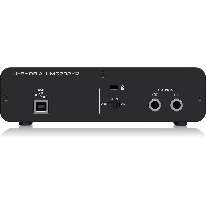 Behringer UMC202HD USB audio rozhranie s MIDAS predzosilňovačmi
