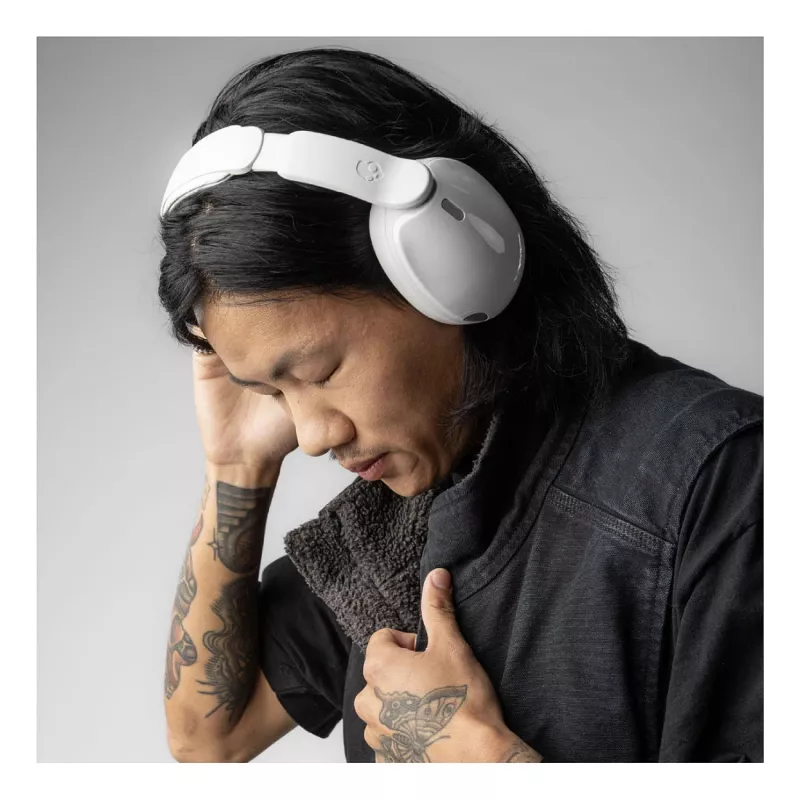 Skullcandy Hesh 540 ANC bezdrôtové over-ear slúchadlá Bluetooth 5.3 biele ANC 50h