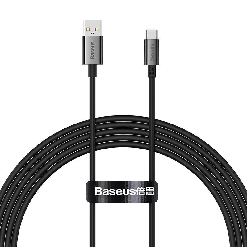 Baseus Superior 100W USB na USB-C kábel 2m čierny