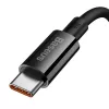 Baseus Superior 100W USB na USB-C kábel 2m čierny