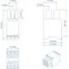 Teltonika Networks 2x3-pin napájací konektor - svorkovnica, 6-pin, 10A, 300V, zelený