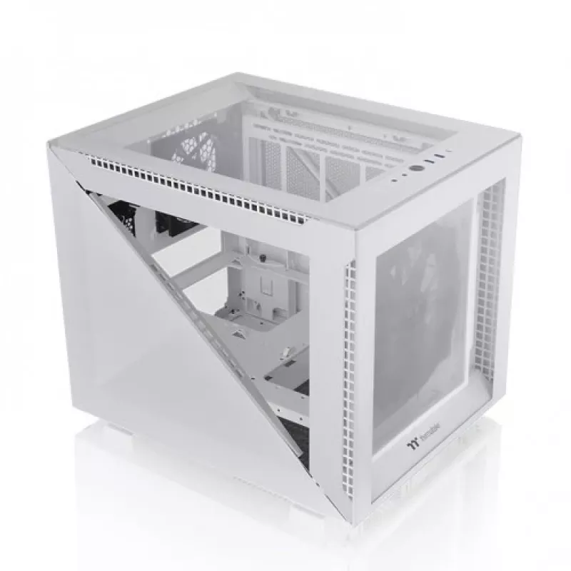 Thermaltake Divider 200 TG Snow Micro skriňa, biela, tvrdené sklo