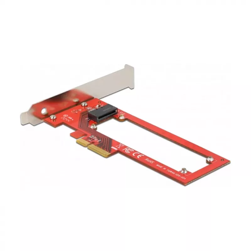 Delock PCI Express x4 karta na 1 x EDSFF E1.S slot - Low Profile