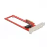 Delock PCI Express x4 karta na 1 x EDSFF E1.S slot - Low Profile