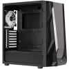 Aerocool NightHawk Duo Midi-Tower, tvrdené sklo - čierna