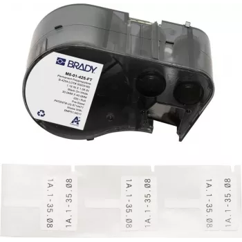 Brady BMP51 M511 polypropylénové vlajkové etikety pre káble a vedenia (M5-01-425-FT)