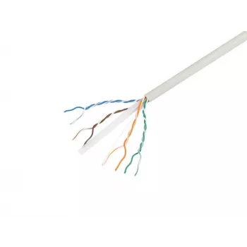 LANBERG Cat.6 UTP LSZH sieťový kábel 305m sivý CU Solid 23AWG Fluke Passed CPR