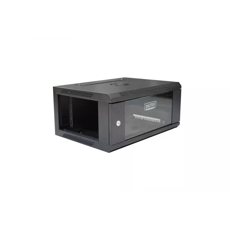 Digitus DN-W19 04U/450/B rack skriňa 4U nástenný rack čierny
