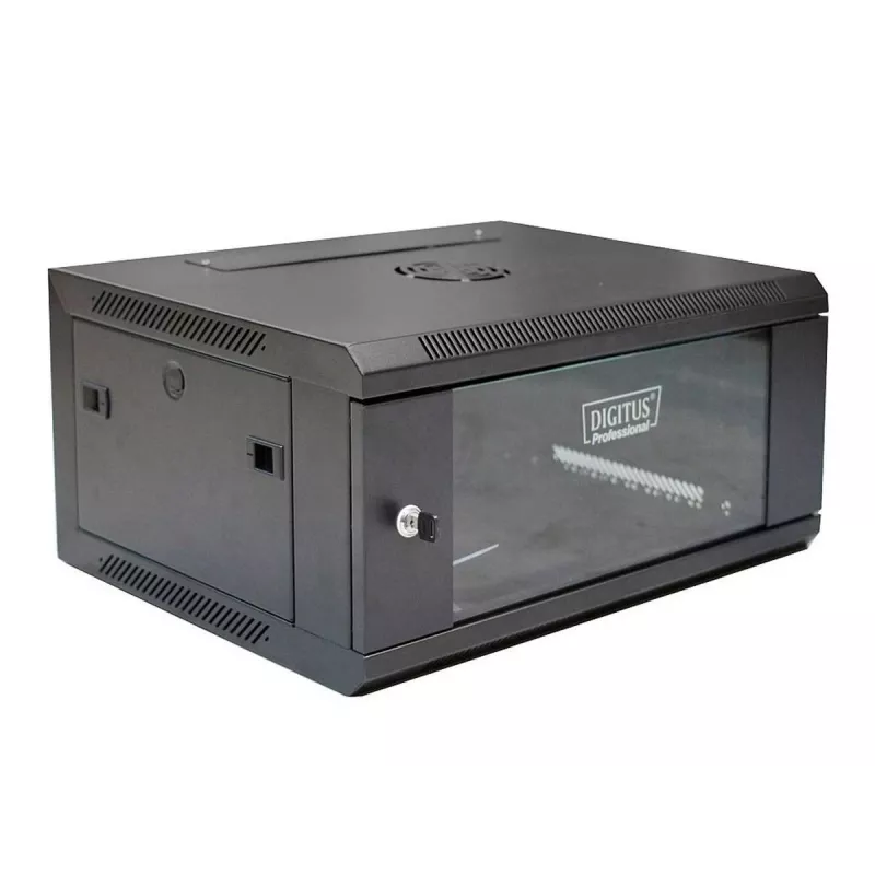 Digitus DN-W19 04U/450/B rack skriňa 4U nástenný rack čierny