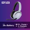 Sony INZONE H5 bezdrôtový herný headset over-ear s mikrofónom biely