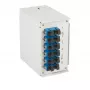 EFB-ELEKTRONIK rozvodná skrinka pre optické vlákna na DIN lištu OS2 G652D 12xSC pigtail 6x adaptér SC duplex (BHS70223.12)
