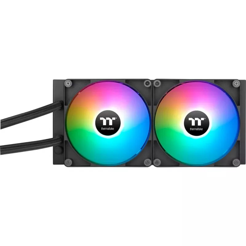 Thermaltake TH280 V2 ARGB All-in-One kvapalinový CPU chladič, 280mm radiátor, 2x140mm PWM ventilátory, medená chladiaca doska, adresovateľné RGB osvetlenie