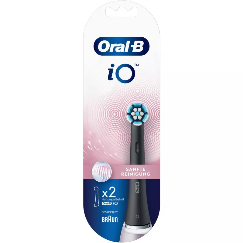 BRAUN Oral-B iO Gentle Care Hlava kefky balenie 2 ks Čierna