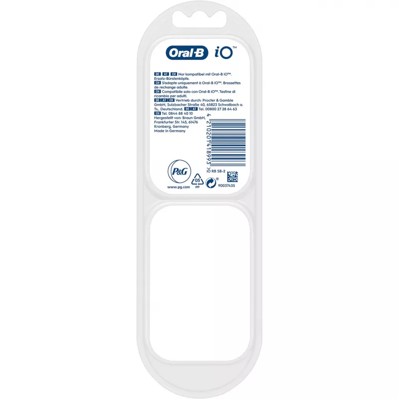 BRAUN Oral-B iO Gentle Care Hlava kefky balenie 2 ks Čierna