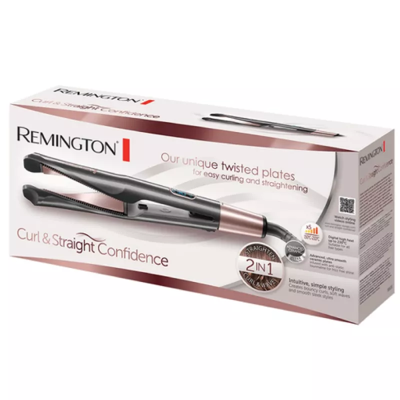 Remington S6606 Žehlička na vlasy Čierna/Bronzová