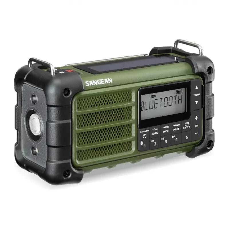 Sangean MMR-99 AM/FM Prenosné núdzové rádio Lesná zelená