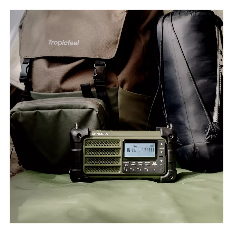 Sangean MMR-99 AM/FM Prenosné núdzové rádio Lesná zelená