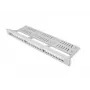 LANBERG PPKS-1124-S Keystone Patch panel 19 palcov 24 portov 1U UTP Cat.5e Sivý