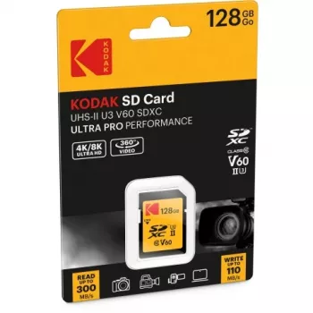 Kodak SDXC 128GB UHS-II U3 V60 Ultra Pro pamäťová karta
