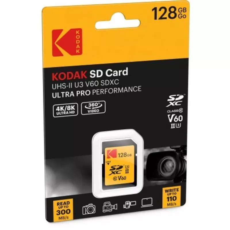 Kodak SDXC 128GB UHS-II U3 V60 Ultra Pro pamäťová karta