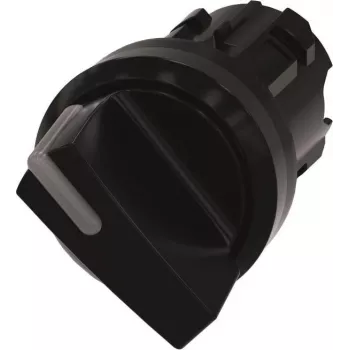 Siemens 3SU1002-2BF10-0AA0 voliaci spínač, 22 mm, okrúhly, plast, čierny, 2 polohy, s aretáciou, podsvietiteľný, IP66/IP67/IP69/IP69K
