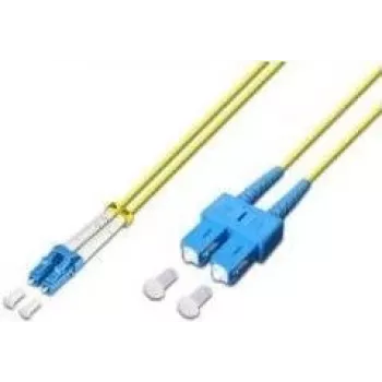 Lightwin LDP-09 LC-SC 5.0 Duplex Single-mode Fiber Optic Patch Cable, LC to SC, 5 m, žltý, LSZH