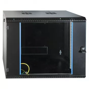 EFB-ELEKTRONIK 19 palcové nástenné puzdro 9U, pevné, jednodielne, RAL 9005, hĺbka 450 mm (691709VTS.45)