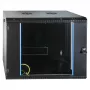 EFB-ELEKTRONIK 19 palcové nástenné puzdro 9U, pevné, jednodielne, RAL 9005, hĺbka 450 mm (691709VTS.45)