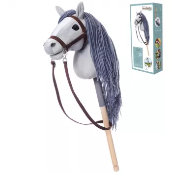 TOOTINY HOPPIHORSE hoby kôň A4 sivý