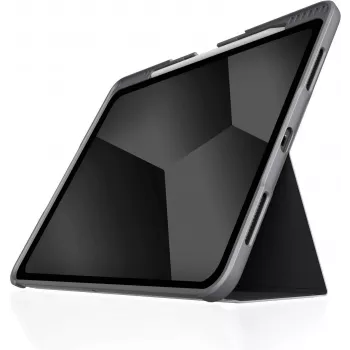 STM Dux Plus folio pre iPad Pro 11 palcov / iPad Air 4./5. generácia - čierna/transparentná