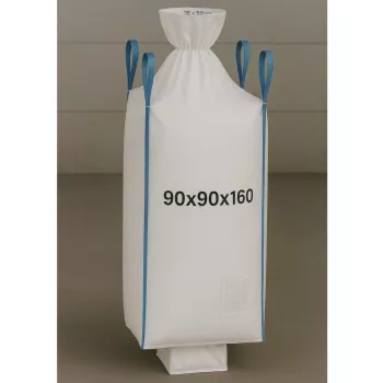 EXTRALINK Big Bag U+2 90x90x160cm 1000kg s výpustným hrdlom