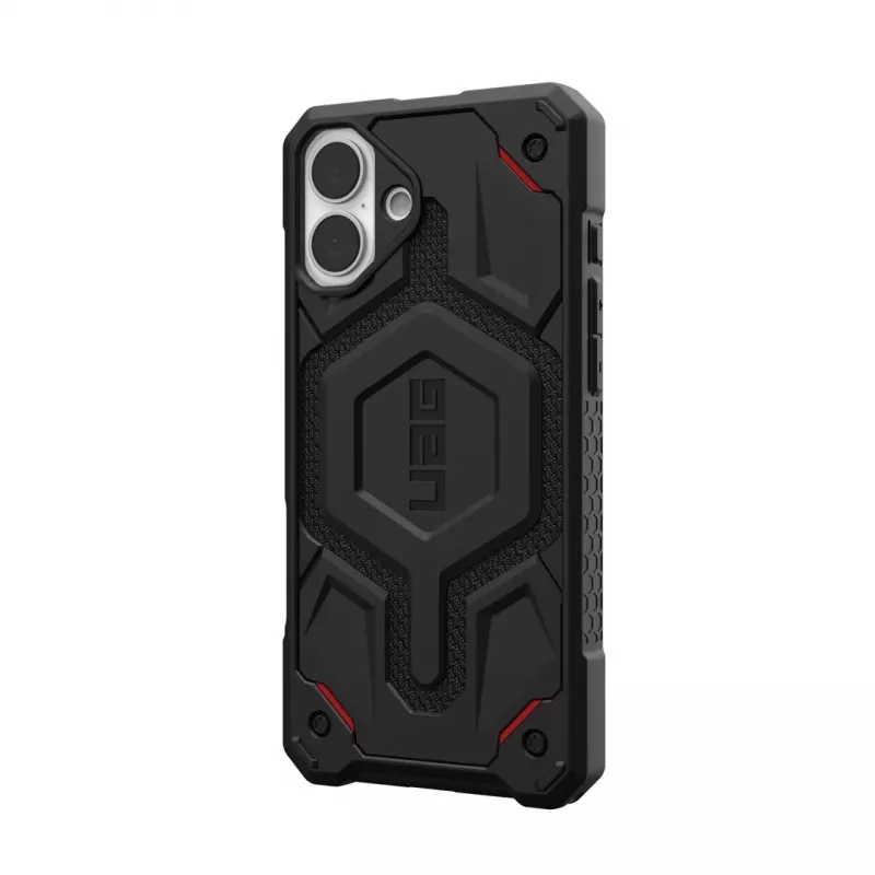 UAG Monarch Pro Kevlar puzdro na telefón pre Apple iPhone 16 Plus, 6,7 palca, čierna