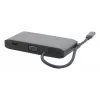 Mobilis USB-C dokovacia stanica 8-in-1 100W PD HDMI 4K VGA Space Gray