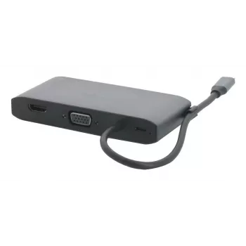 Mobilis USB-C dokovacia stanica 8-in-1 100W PD HDMI 4K VGA Space Gray