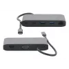 Mobilis USB-C dokovacia stanica 8-in-1 100W PD HDMI 4K VGA Space Gray