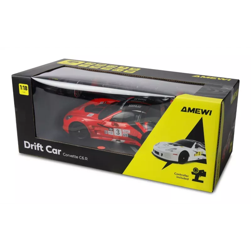 Amewi Corvette C6R RC drift auto 1:18 4WD RTR Electric Brushed