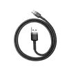Baseus Cafule USB-A na USB-C kábel 0,5m sivá+čierna