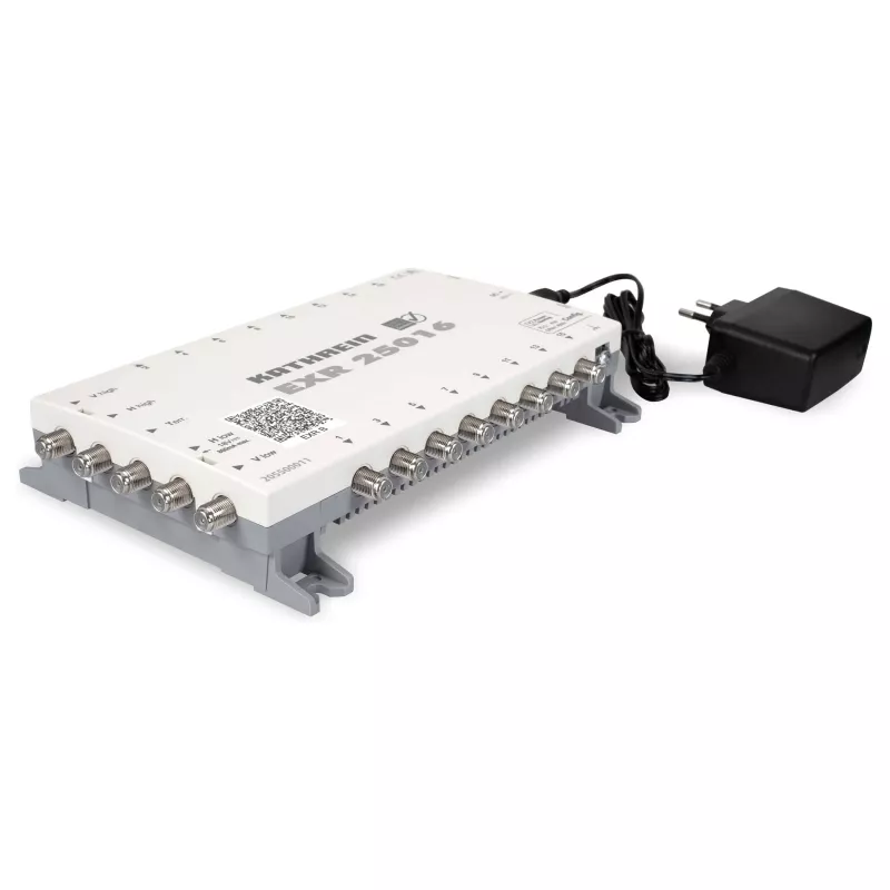 Kathrein EXR 25016 satelitný multiswitch so 16 výstupmi a integrovaným napájacím zdrojom