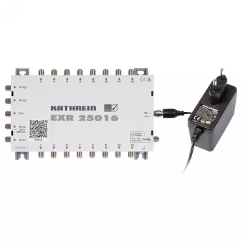 Kathrein EXR 25016 satelitný multiswitch so 16 výstupmi a integrovaným napájacím zdrojom