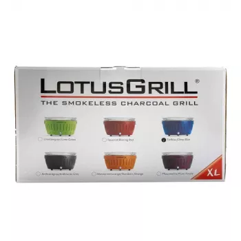 LotusGrill G435 U Blue prenosný uhoľný gril