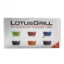 LotusGrill G435 U Blue prenosný uhoľný gril