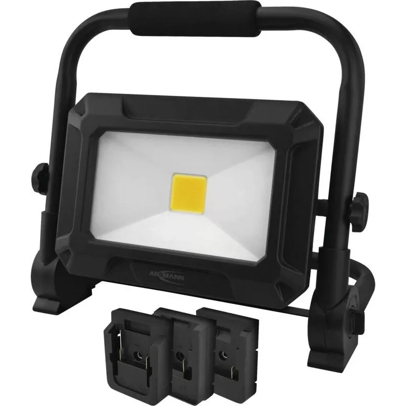 ANSMANN 1600-0713 LED pracovné svietidlo FL50W 18V batériové balenia vrátane adaptérových dosiek