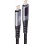 shiverpeaks USB-C nabíjací kábel 2.0 240W PD A/V/W Display 1,0m (BS14-59025)