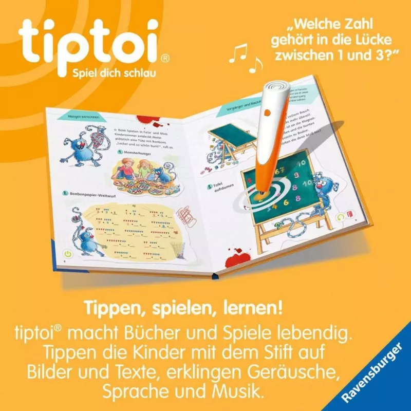RAVENSBURGER tiptoi Uč sa so mnou! Matematika 1. trieda Interaktívna učebnica