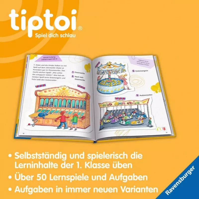 RAVENSBURGER tiptoi Uč sa so mnou! Matematika 1. trieda Interaktívna učebnica