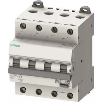 Siemens SENTRON 5SU1346-6FP16 RCBO 4P B16 6kA Type-A 30mA 4TE