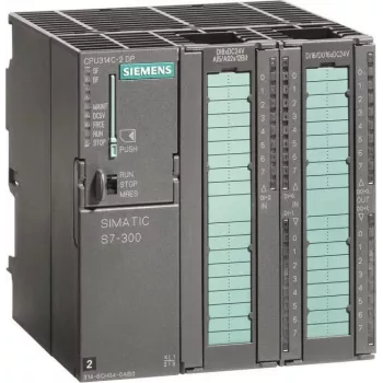 Siemens SIMATIC S7-300 CPU 314C-2 DP Kompaktná CPU, MPI, 24 DI/16 DO, 4 AI/2 AO, 192 KB pamäť